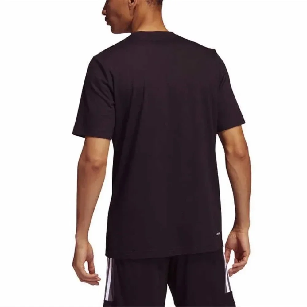 adidas Men's Short Sleeve Tee Black XXL